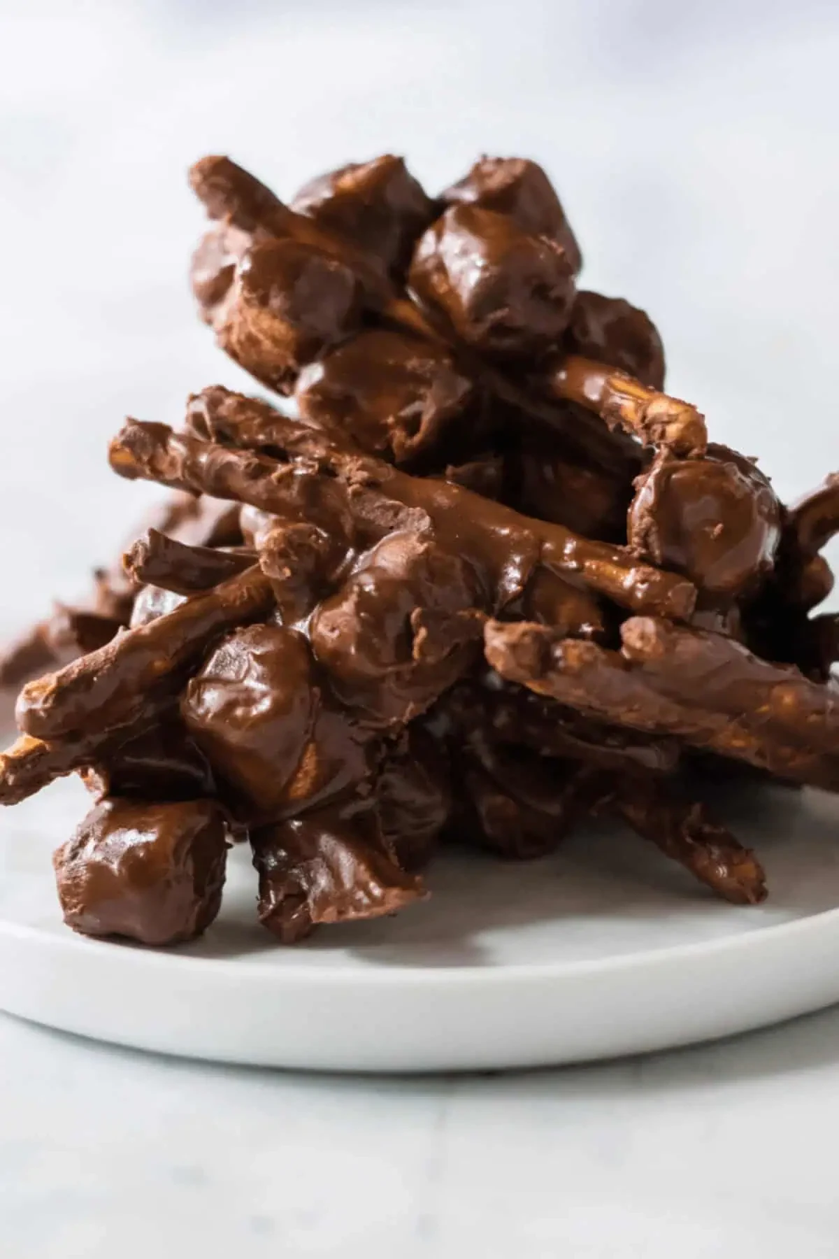 Peanut Butter Chocolate Haystacks