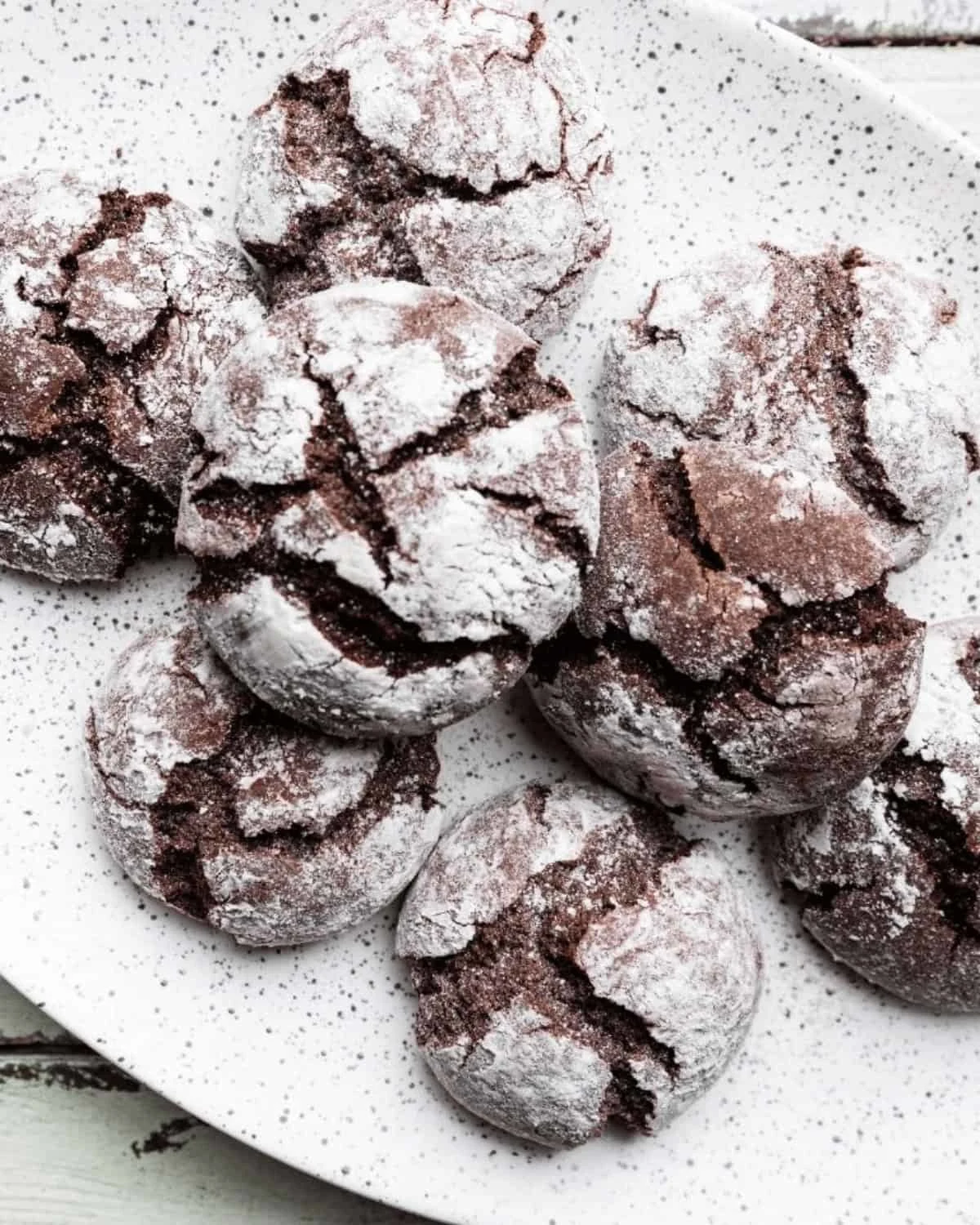 Brownie Crinkle Cookies
