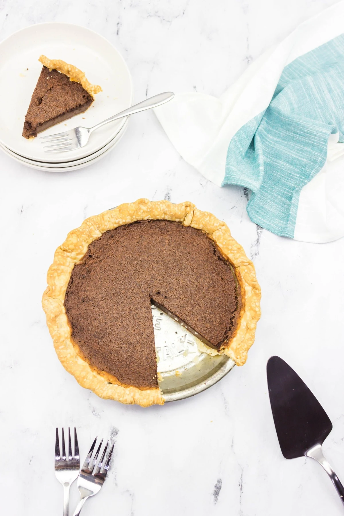 Chess Chocolate Pie