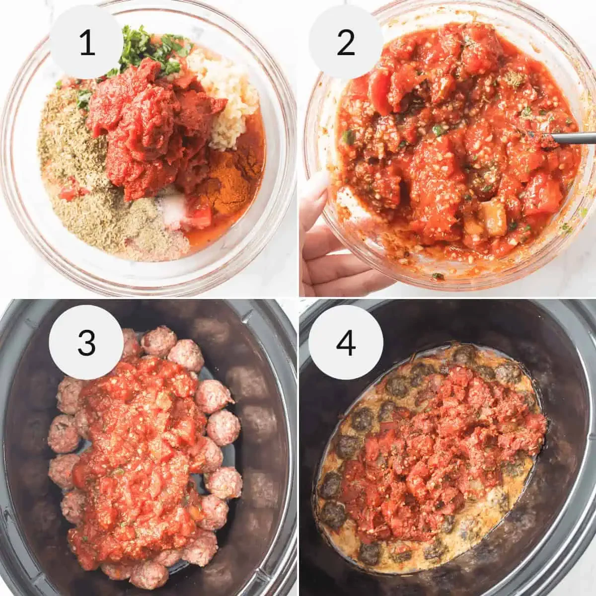 Crock Pot Italian Meatballs and Sauce