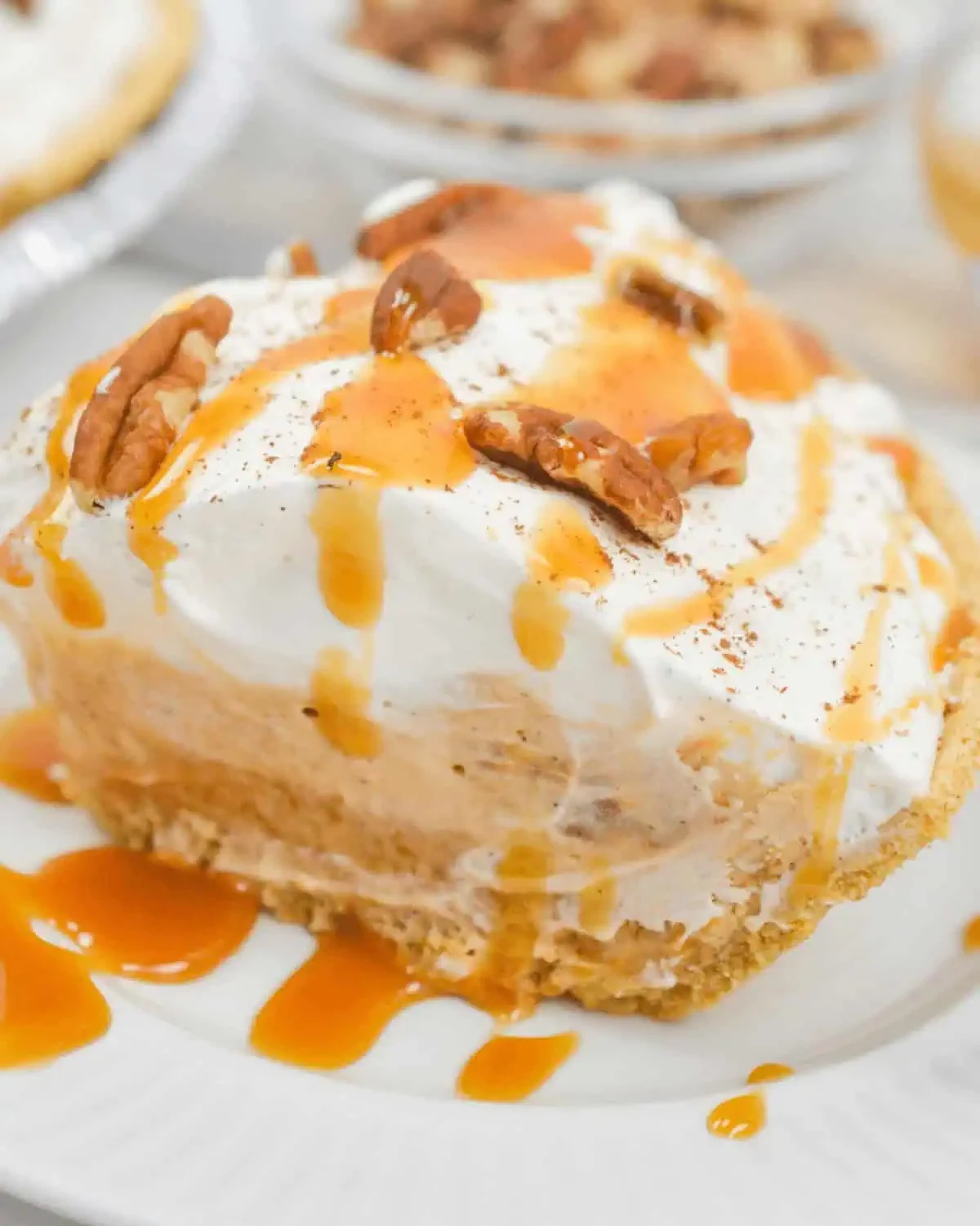 Butterscotch Cinnamon Pie (No Bake)