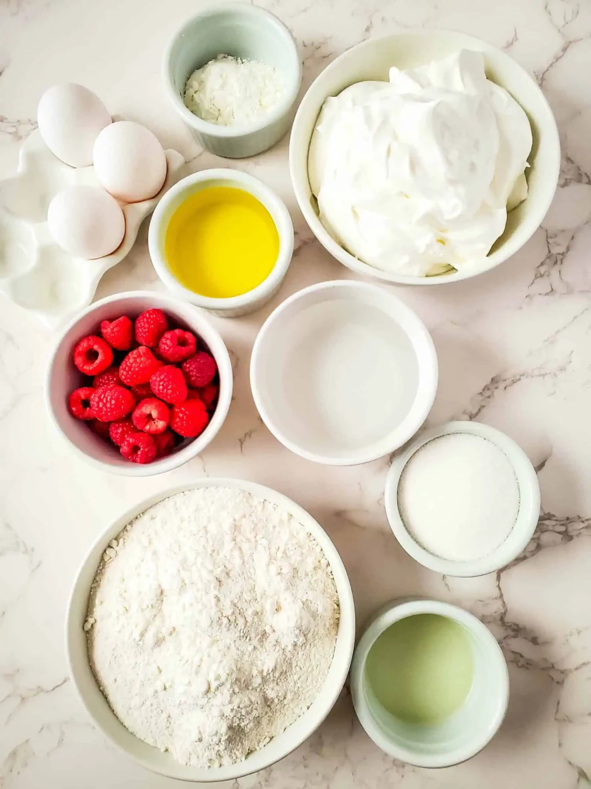 Vanilla Raspberry Cake