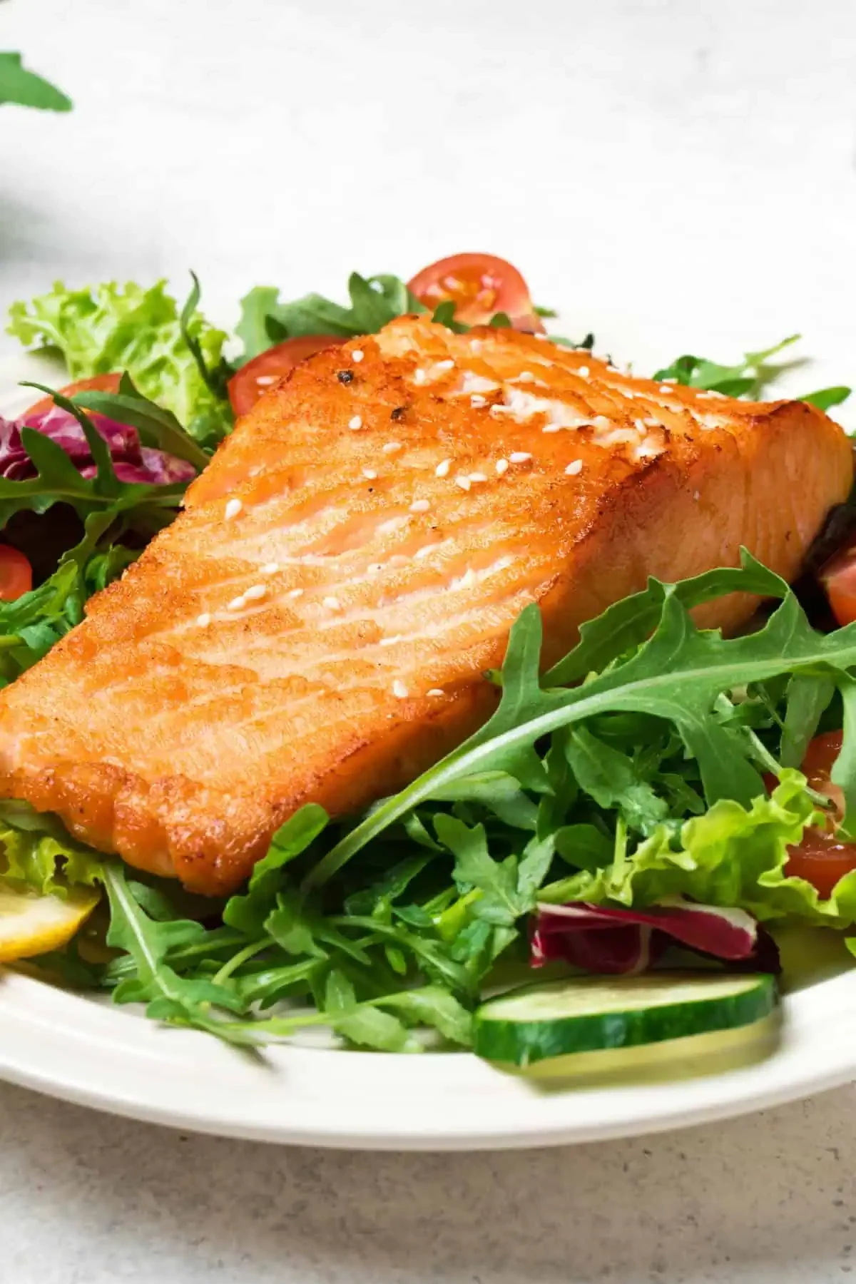 Grilled Salmon Salad