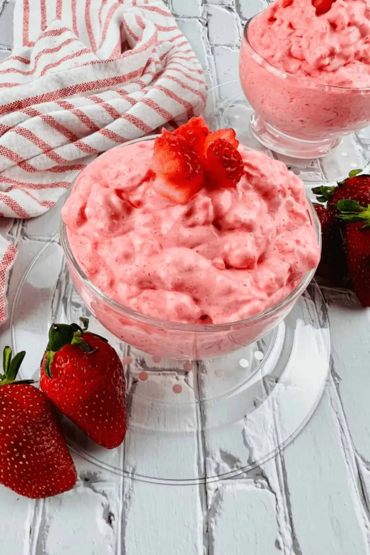 Strawberry Cottage Cheese Jello Salad