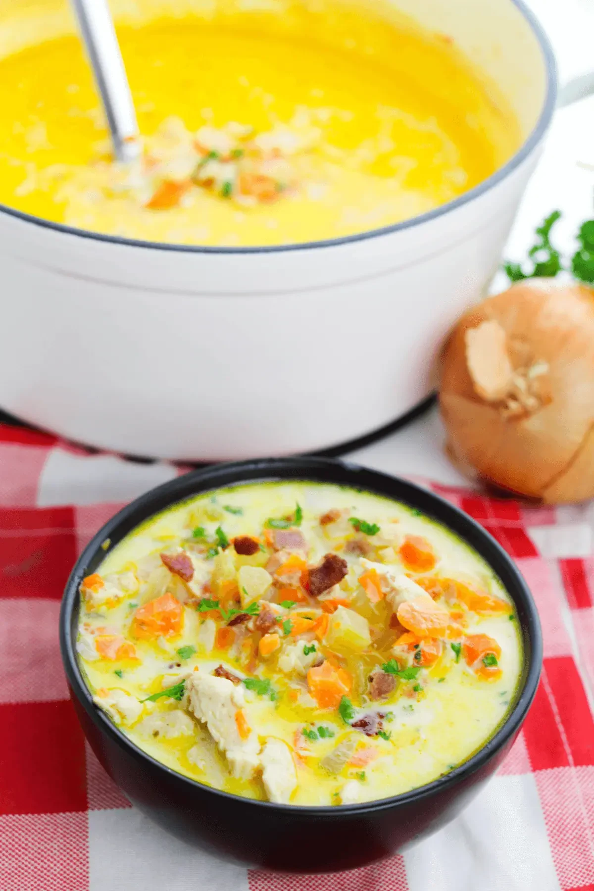 Cracked Chicken Soup (Crock Pot)