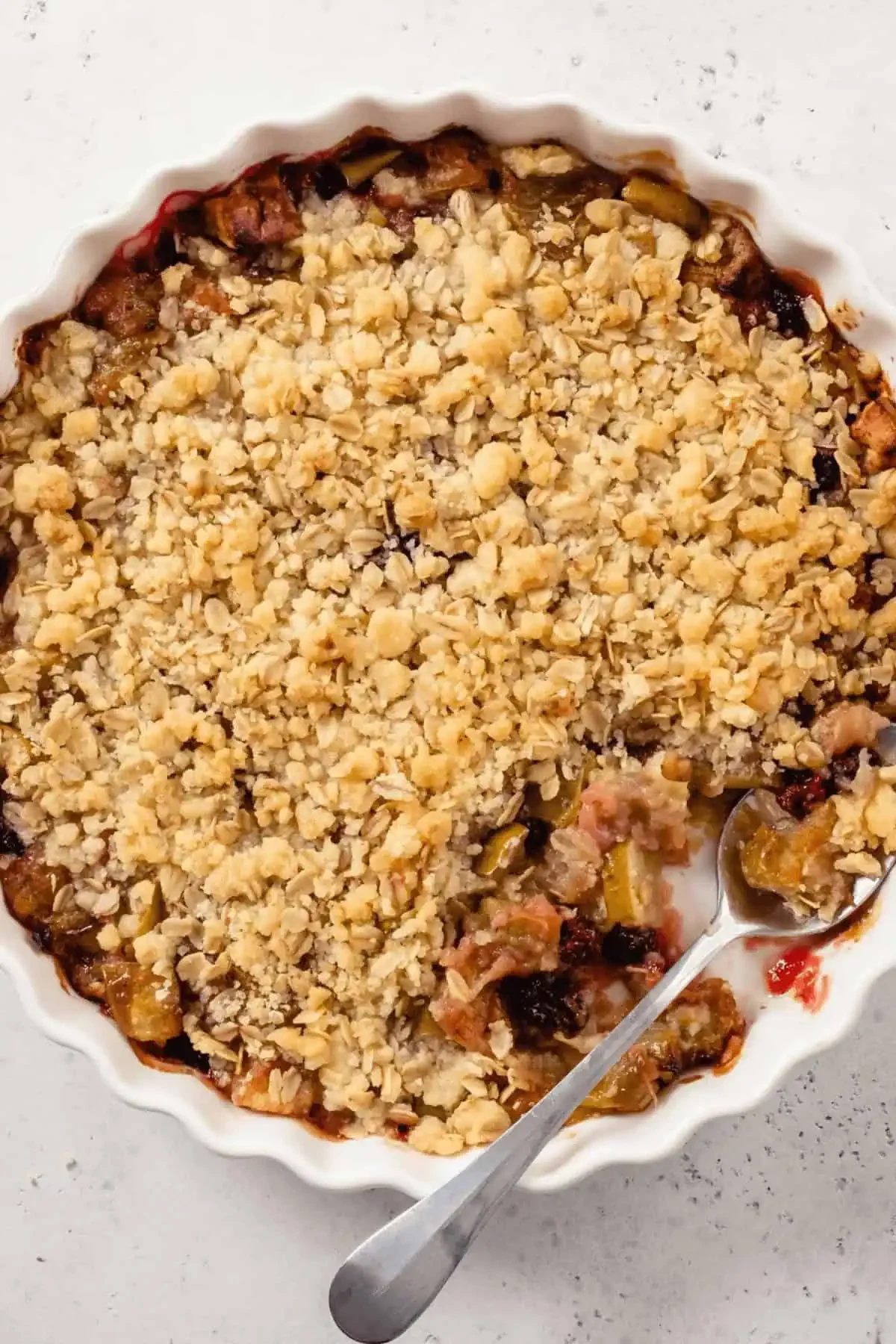 Apple Blueberry Crisp