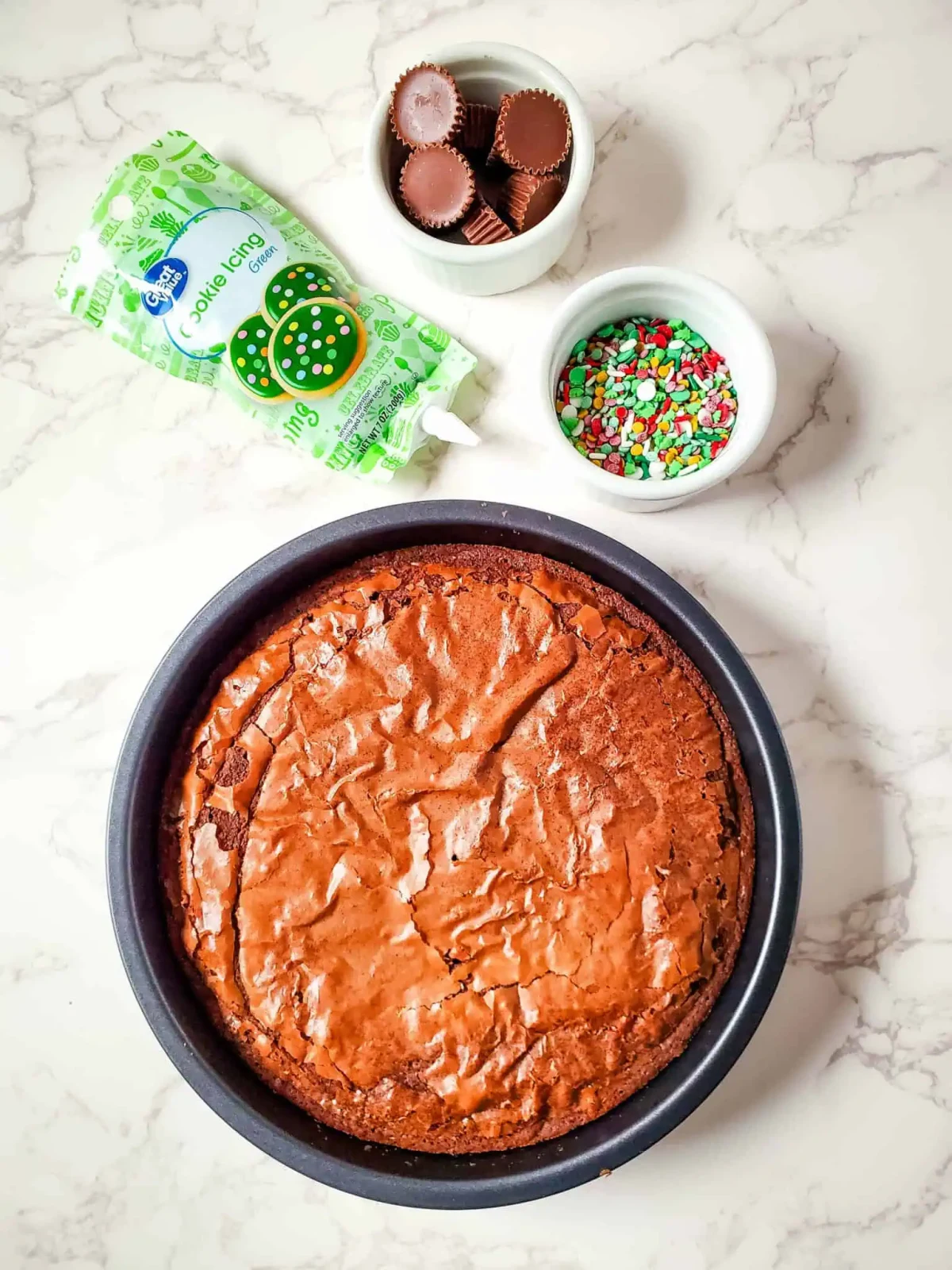 Christmas Tree Brownies
