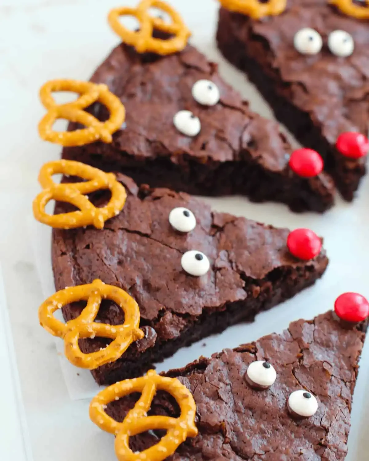 Reindeer Christmas Brownies