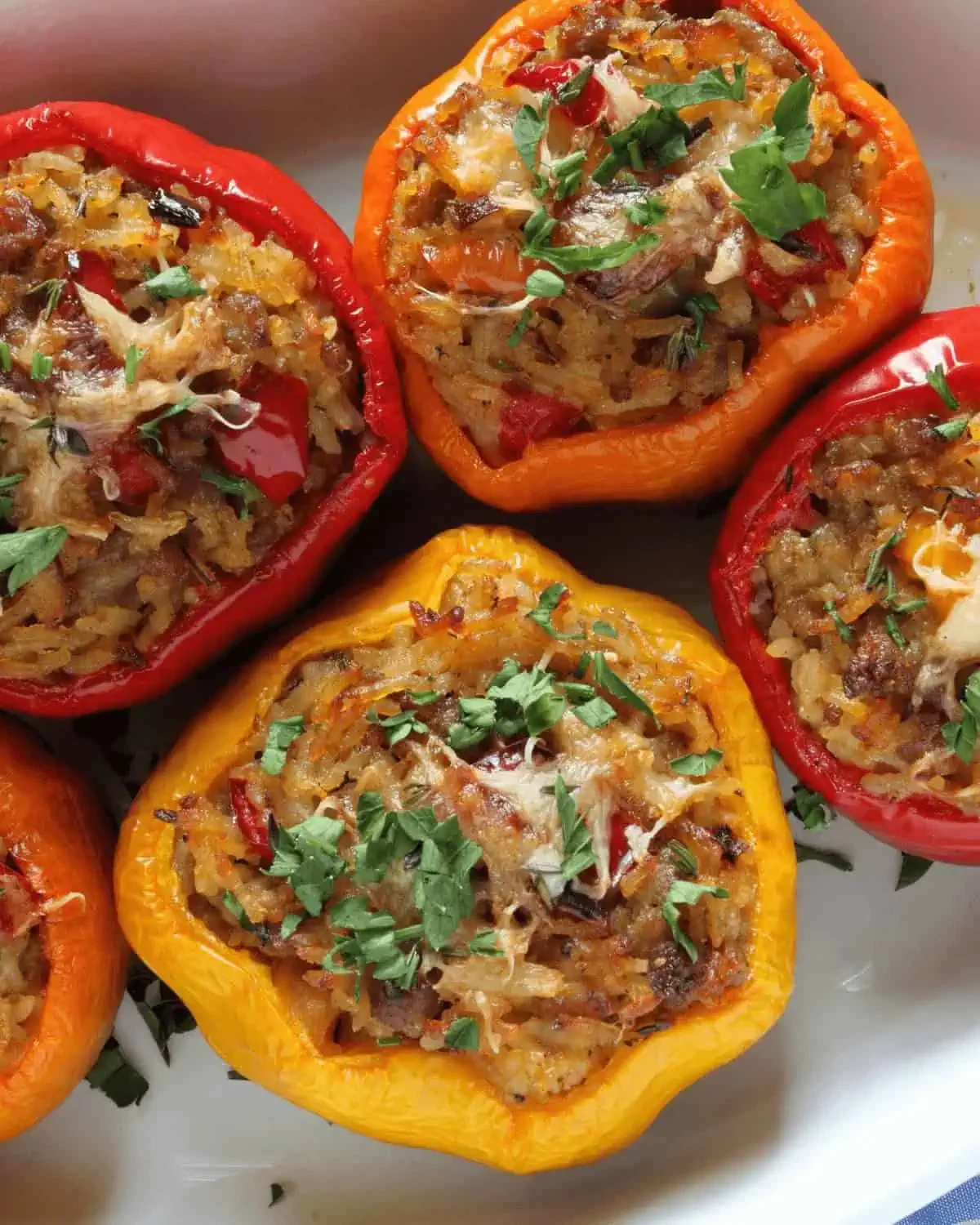 Chorizo Stuffed Peppers