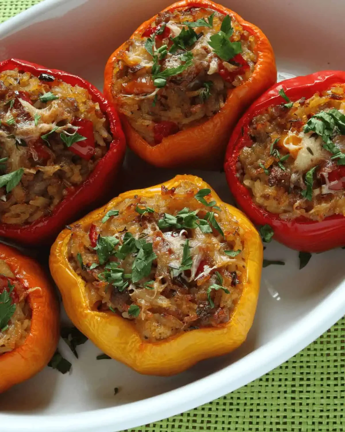 Chorizo Stuffed Peppers