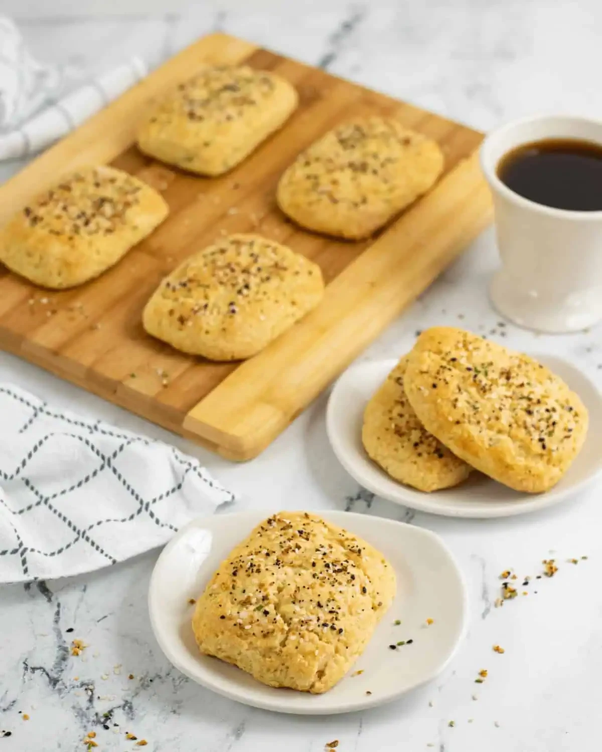 Everything Cream Cheese Scones