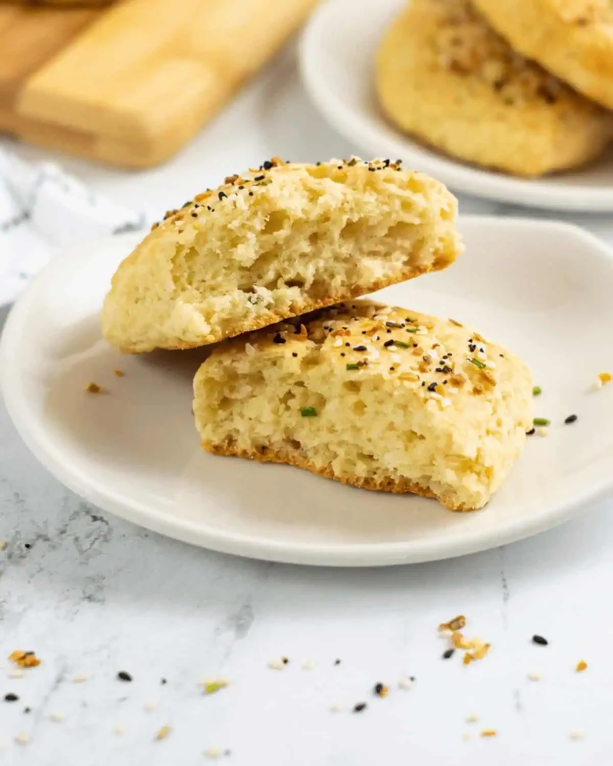 Everything Cream Cheese Scones