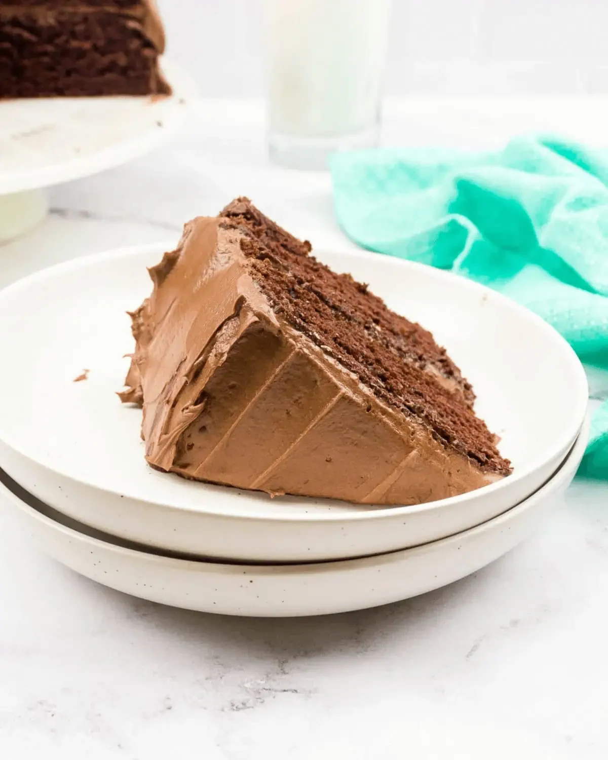 Double Chocolate Fudge Cake