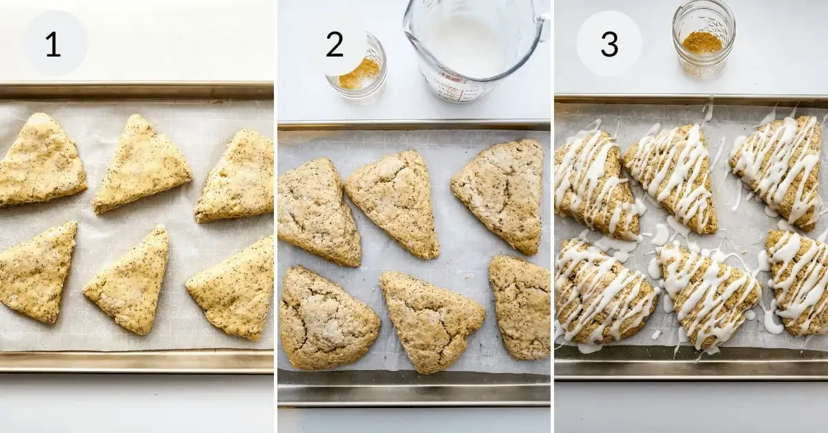 Lemon Poppy Seed Scones