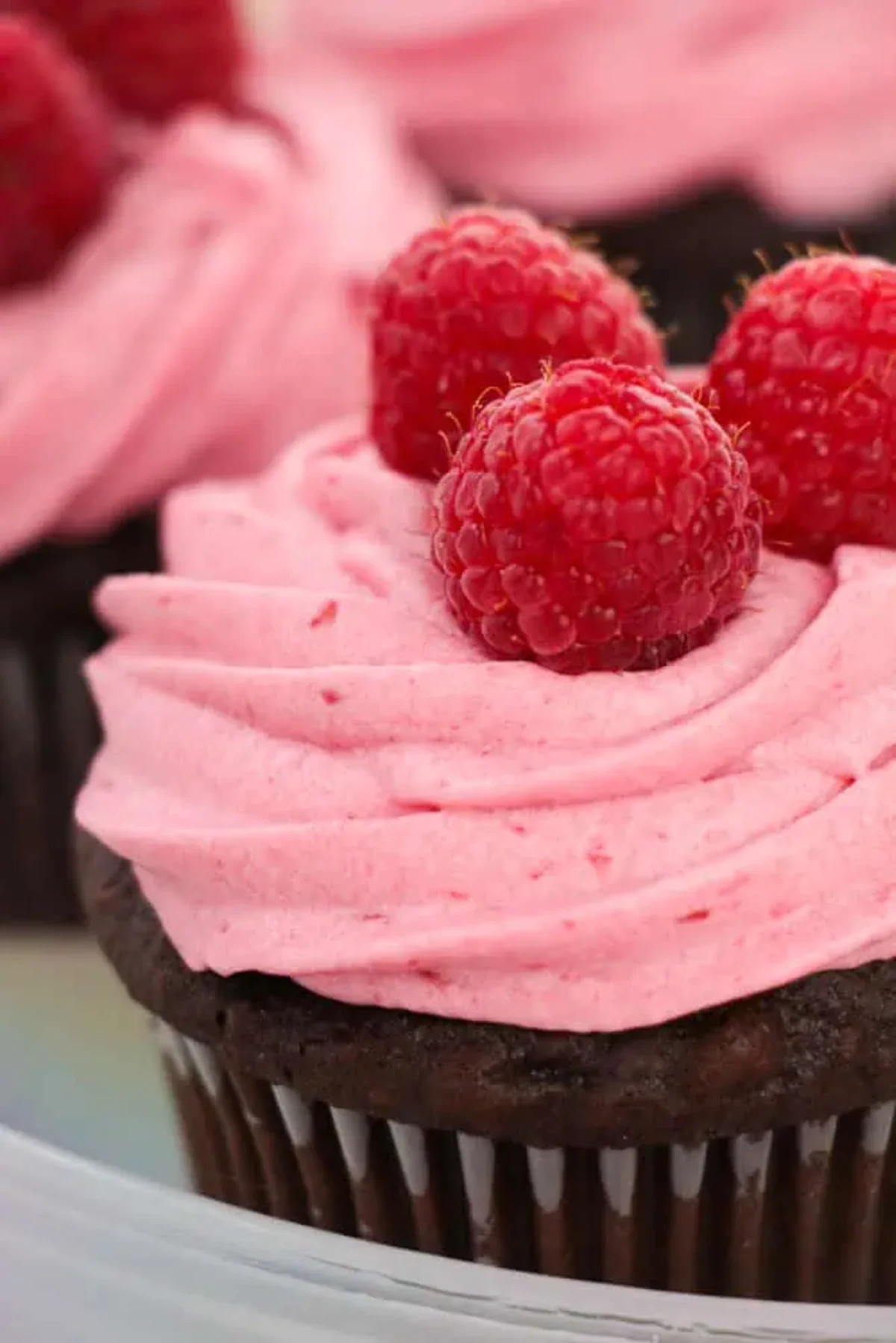 Chocolate Raspberry Cupcakes