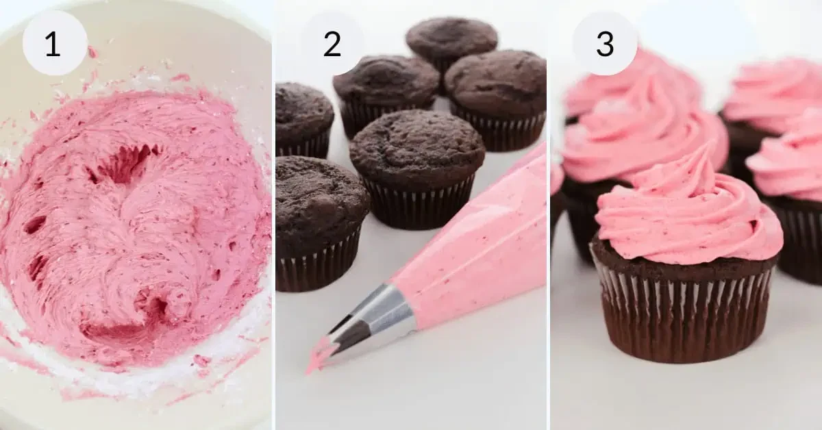 Chocolate Raspberry Cupcakes