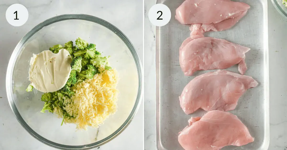 Broccoli Cheese Stuffed Chicken