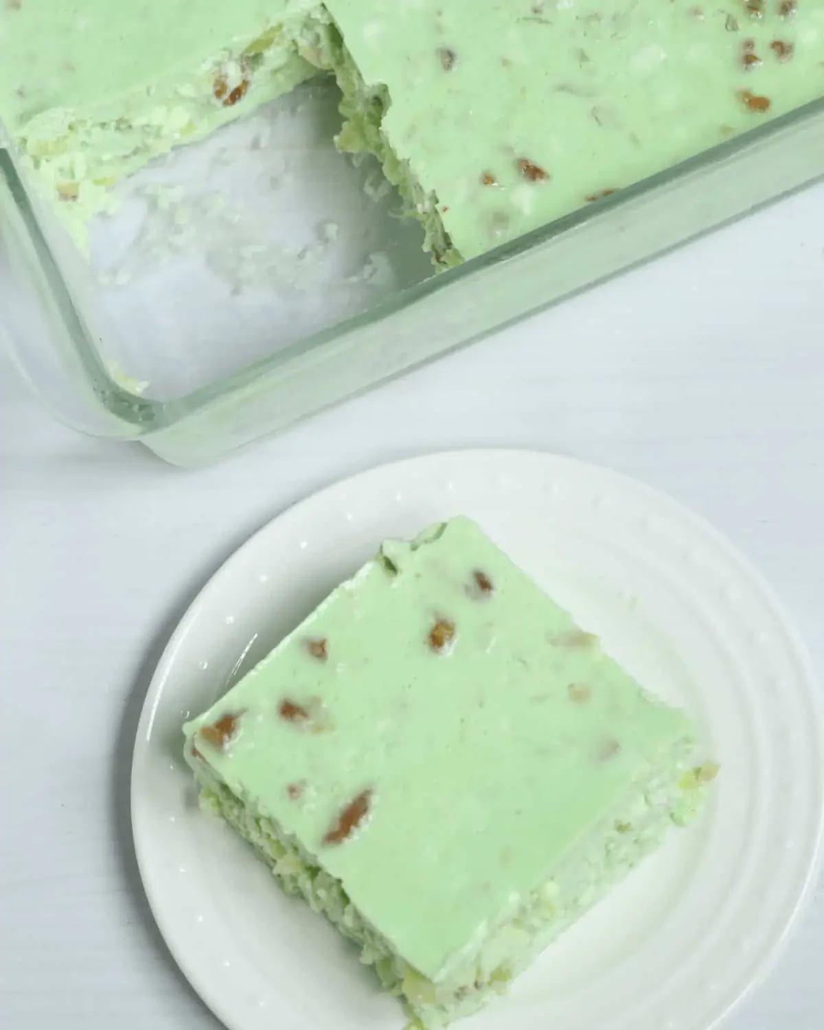 Vintage Lime Cottage Cheese Jello Salad