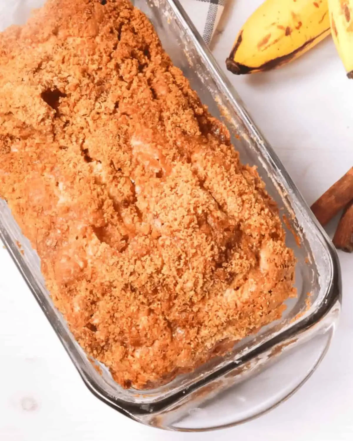 Old Fashioned Banana Bread with Streusel Topping