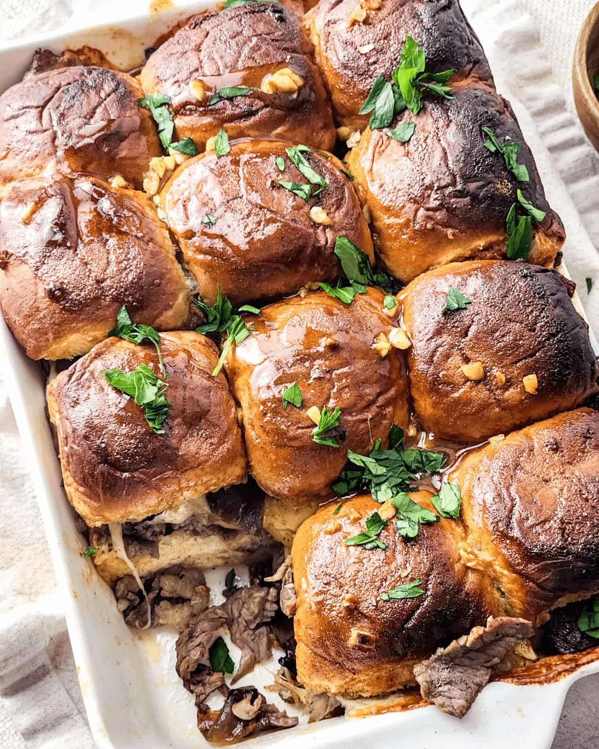 Steak and Cheese Sliders
