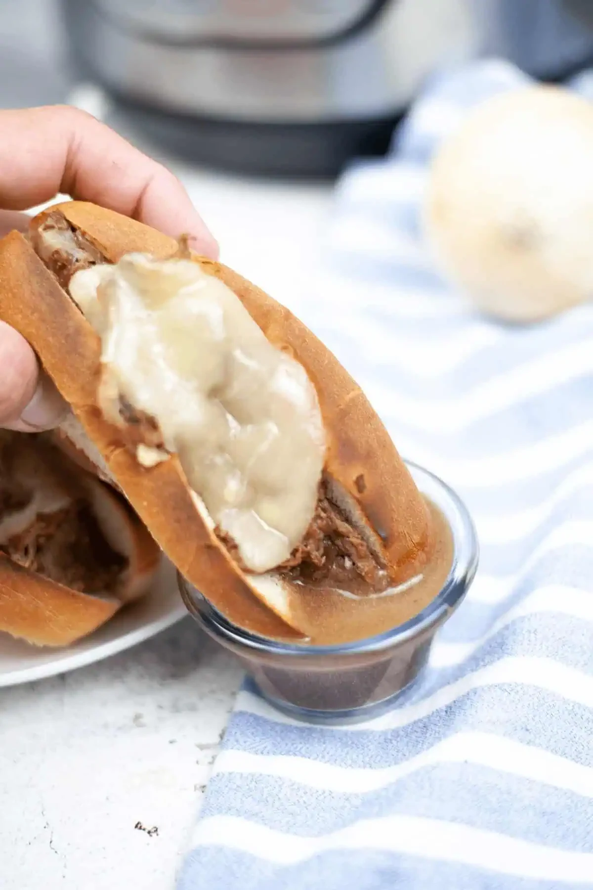 Instant Pot French Dip Sandwich