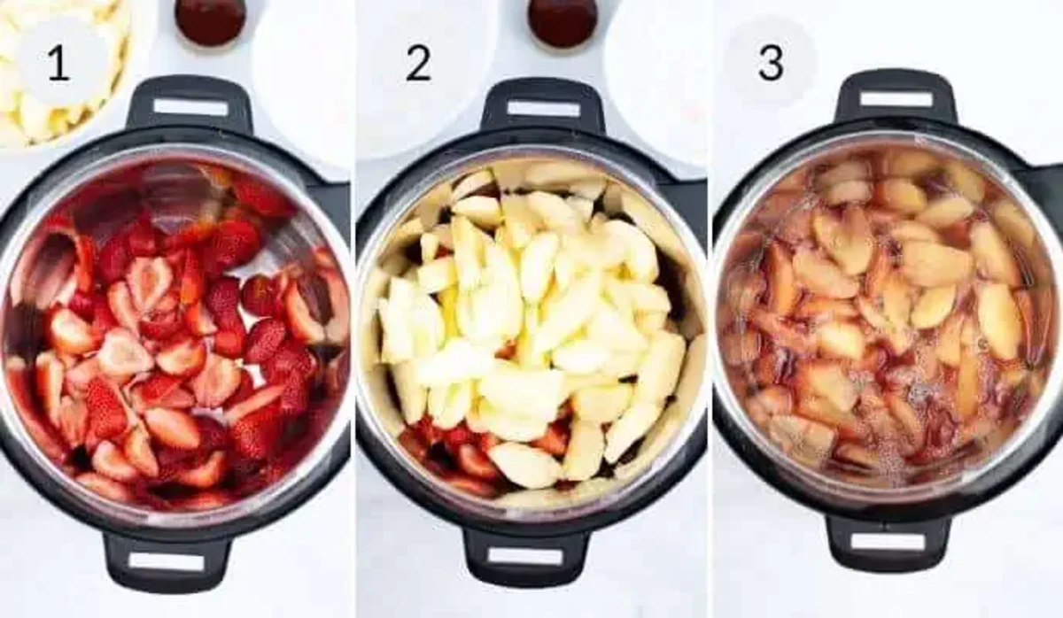 Instant Pot Strawberry Applesauce