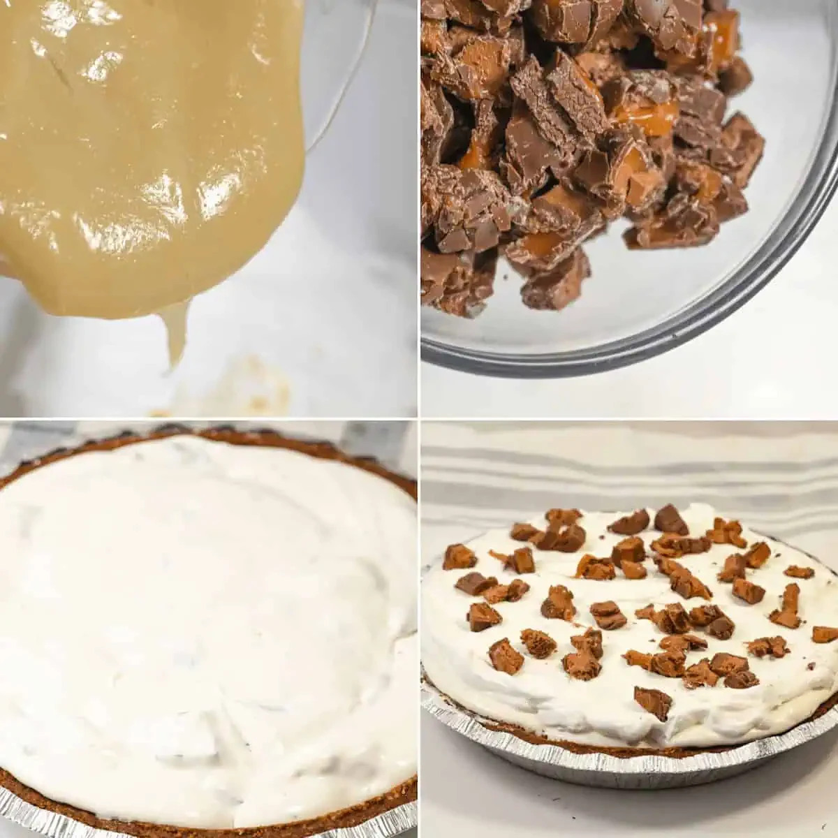 No Bake Caramel Pie