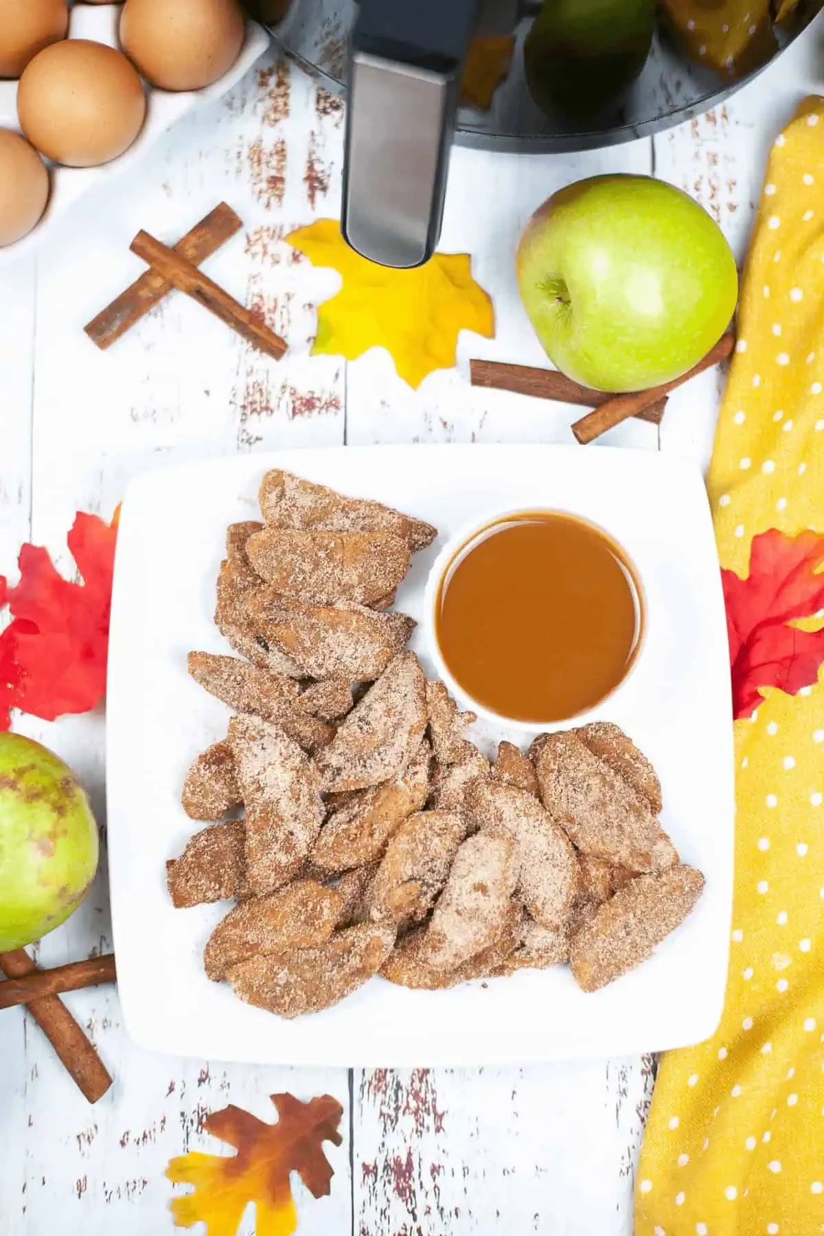 Pumpkin Spice Air Fryer Apples