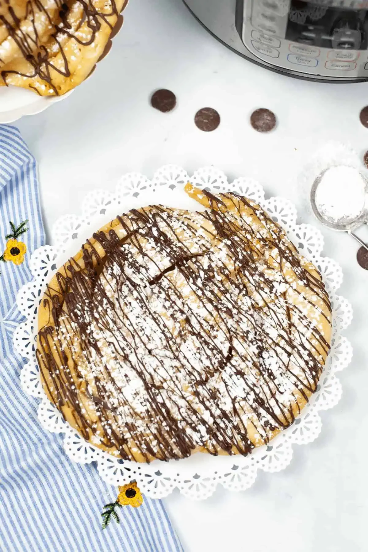 Homemade Funnel Cake in the Instant Pot