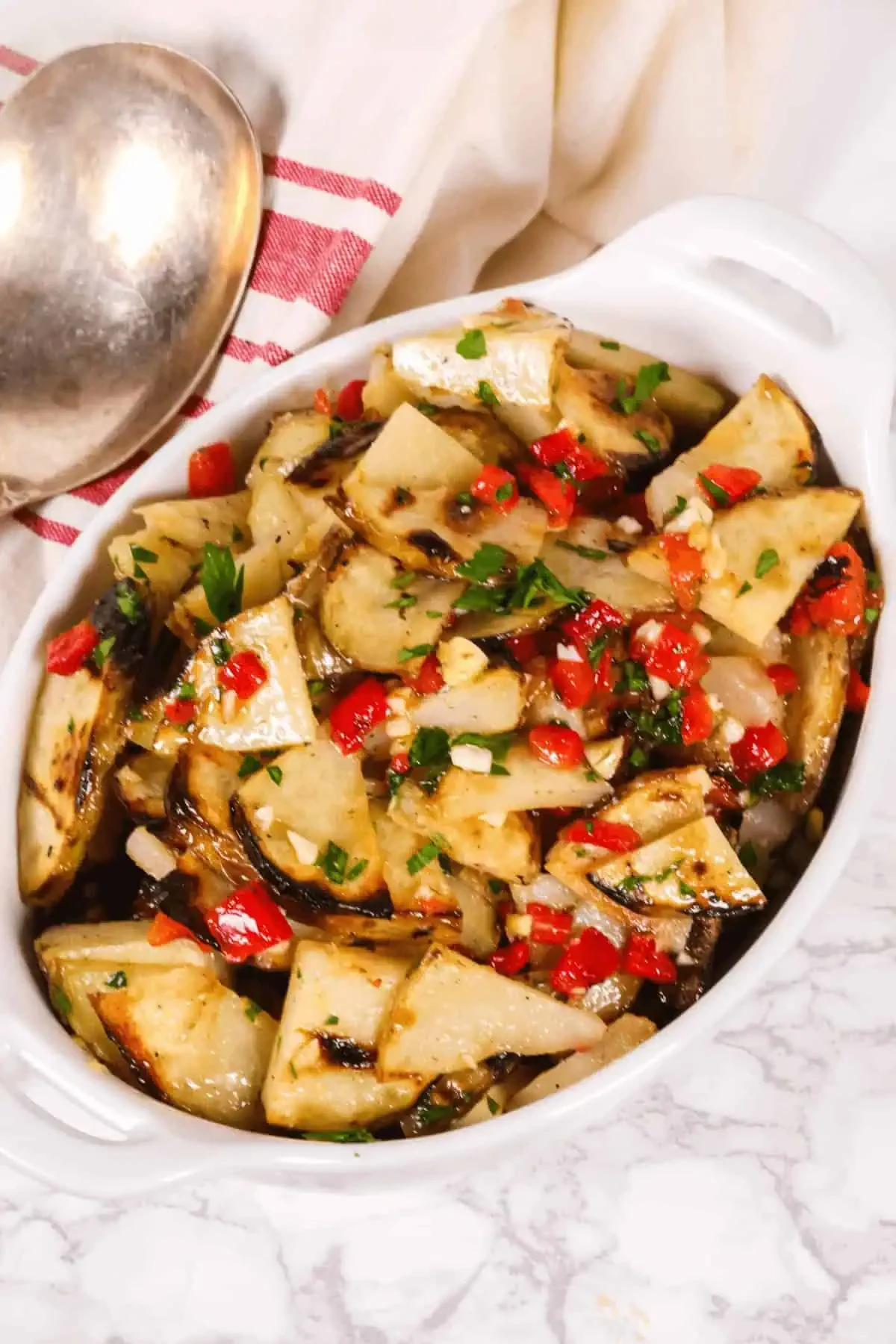 Grilled Warm Potato Salad