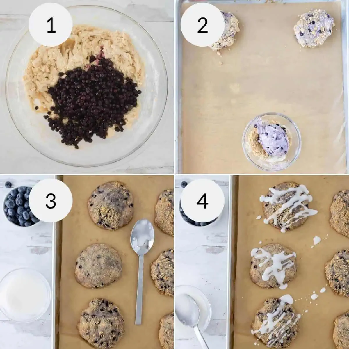 Lemon Blueberry Cookies