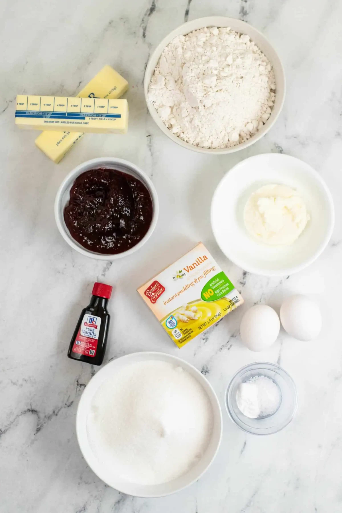 Strawberry Jam Cookies (Thumbprints)