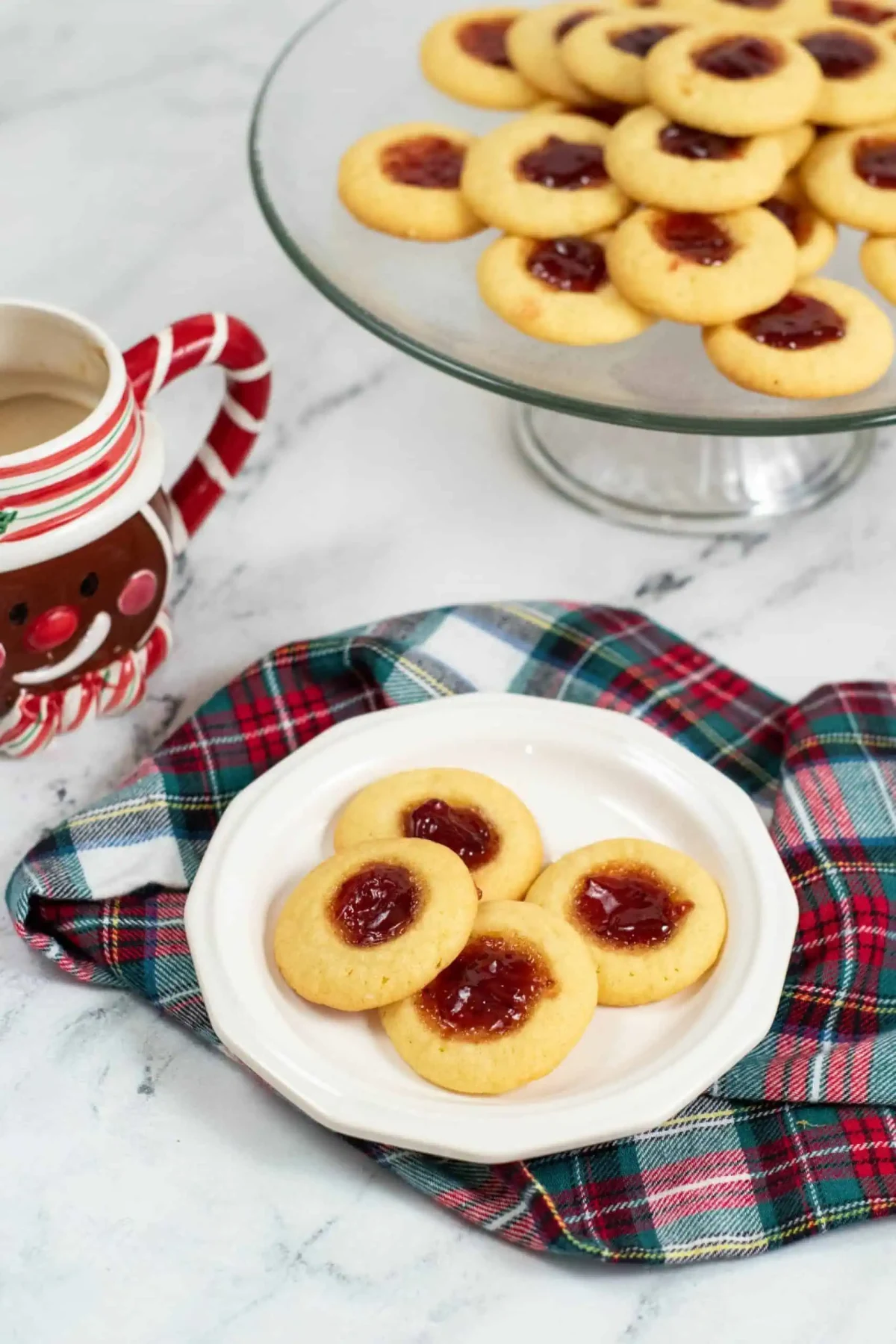 Strawberry Jam Cookies (Thumbprints)