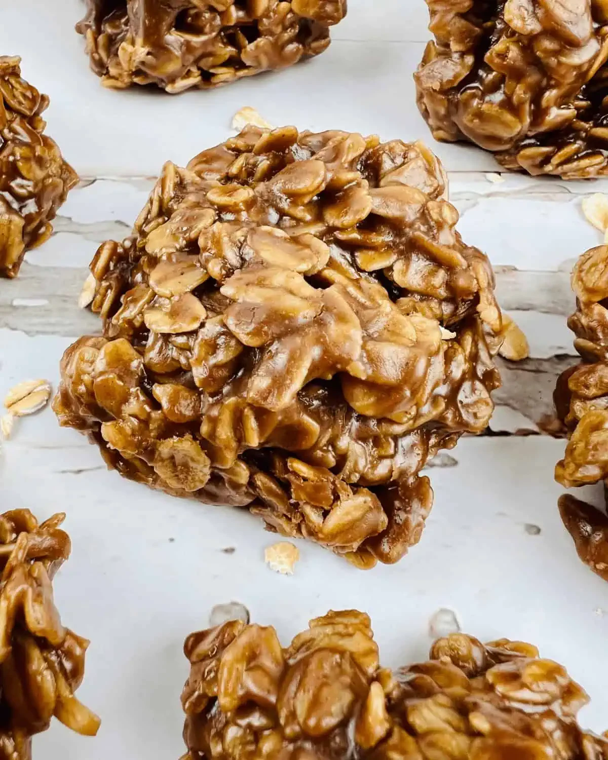 Chocolate No Bake Peanut Butter Oatmeal Cookies