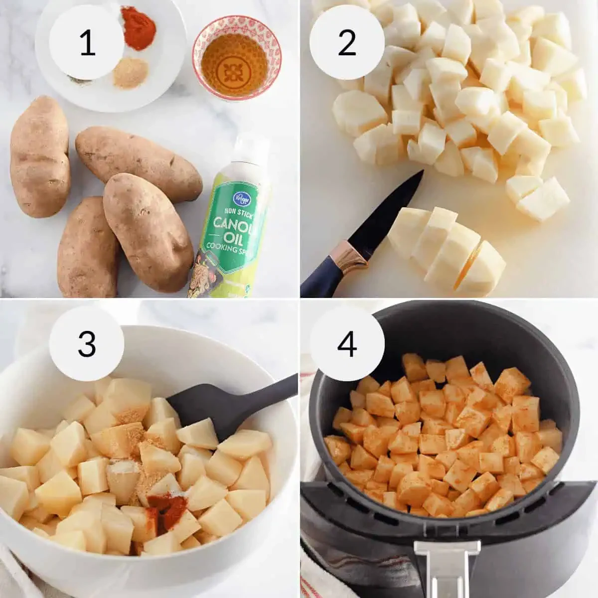 Crispy Air Fryer Breakfast Potatoes