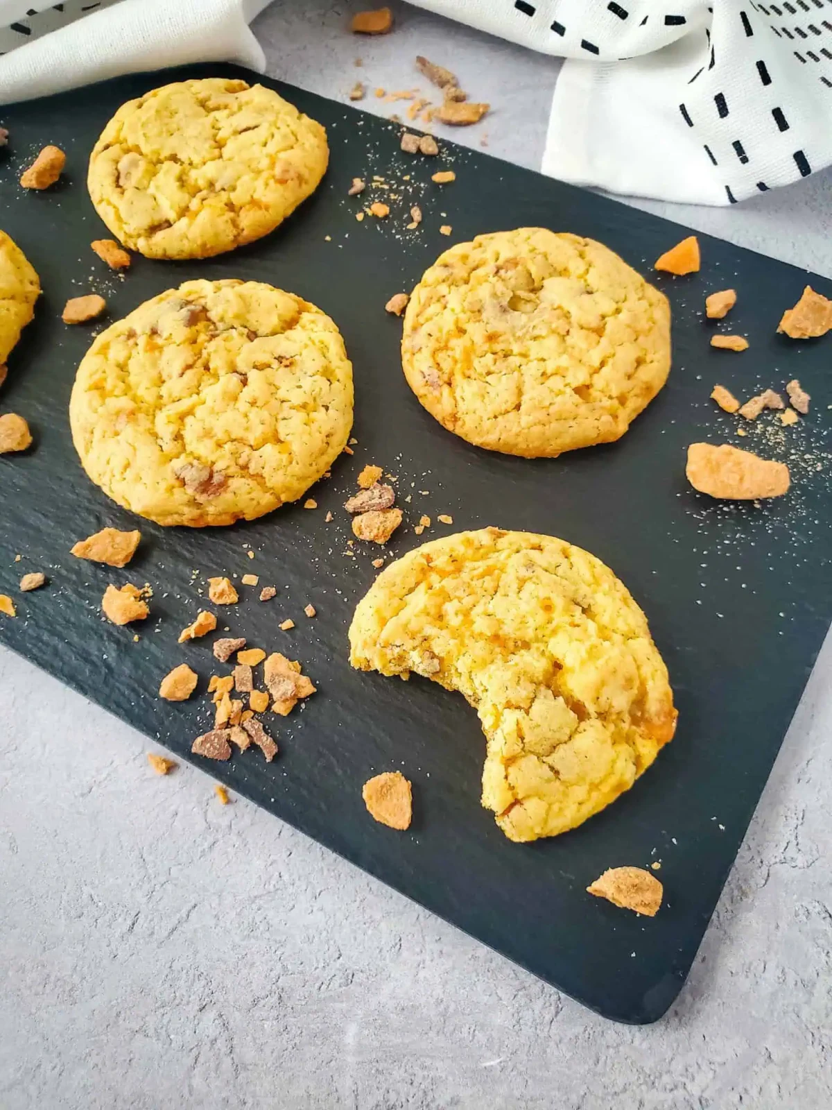 Easy Butterfinger Cookies