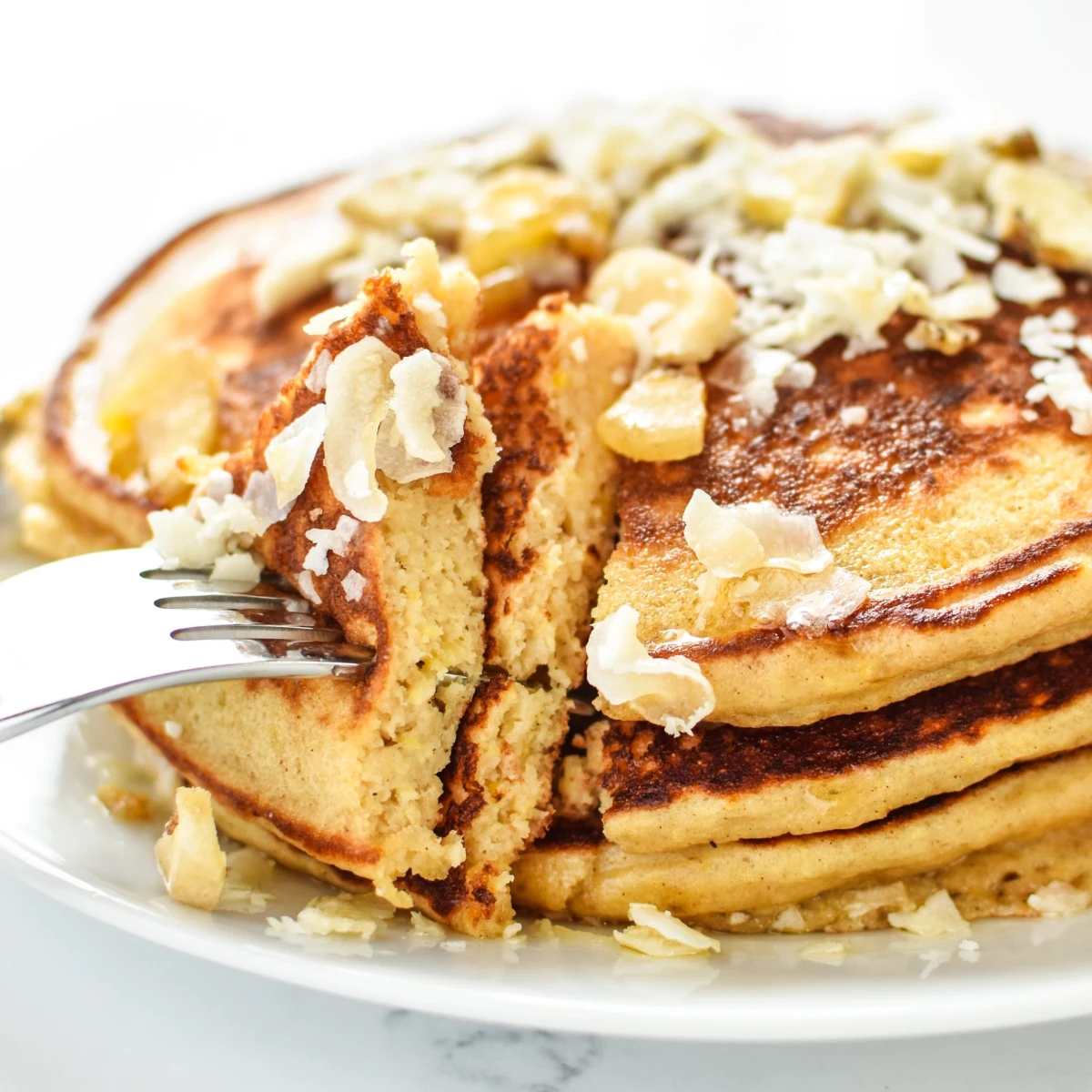 Tropical Pineapple Protein Pancakes Recipe