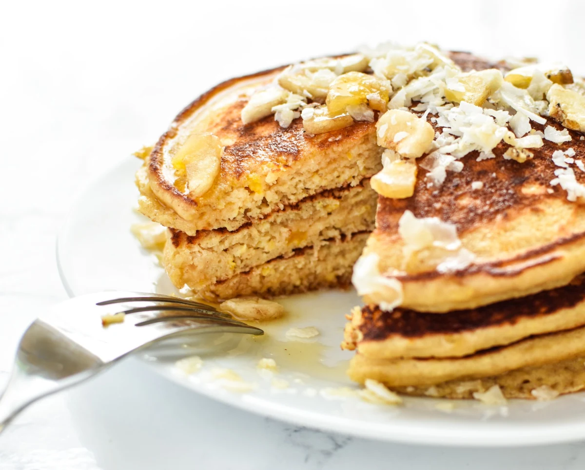 Tropical Pineapple Protein Pancakes Recipe