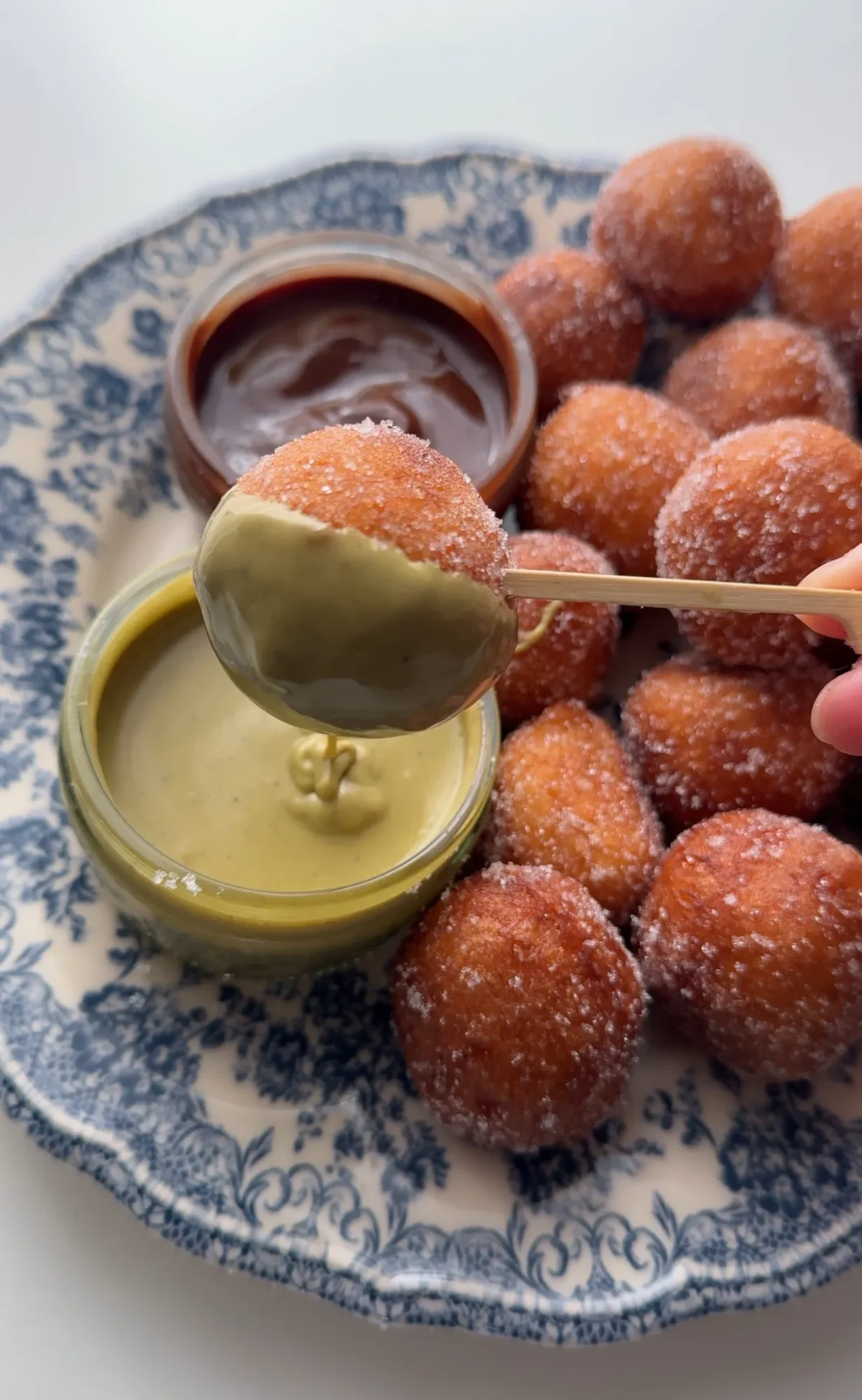 Quarkbällchen Donut Bites