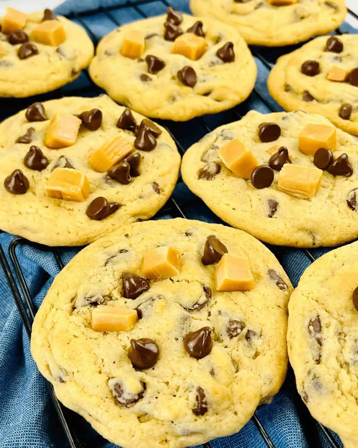 Caramel Chocolate Chip Cookies