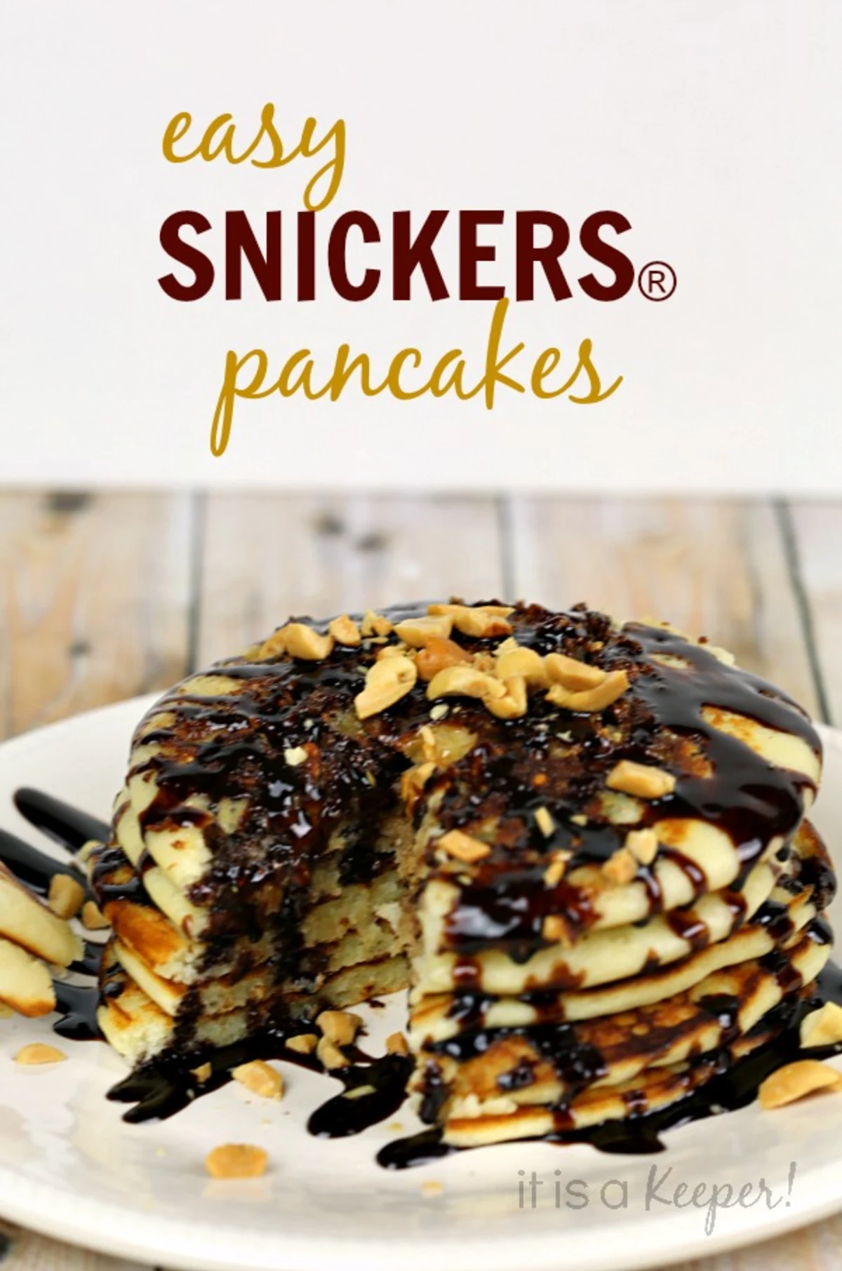 Snickers Pancakes