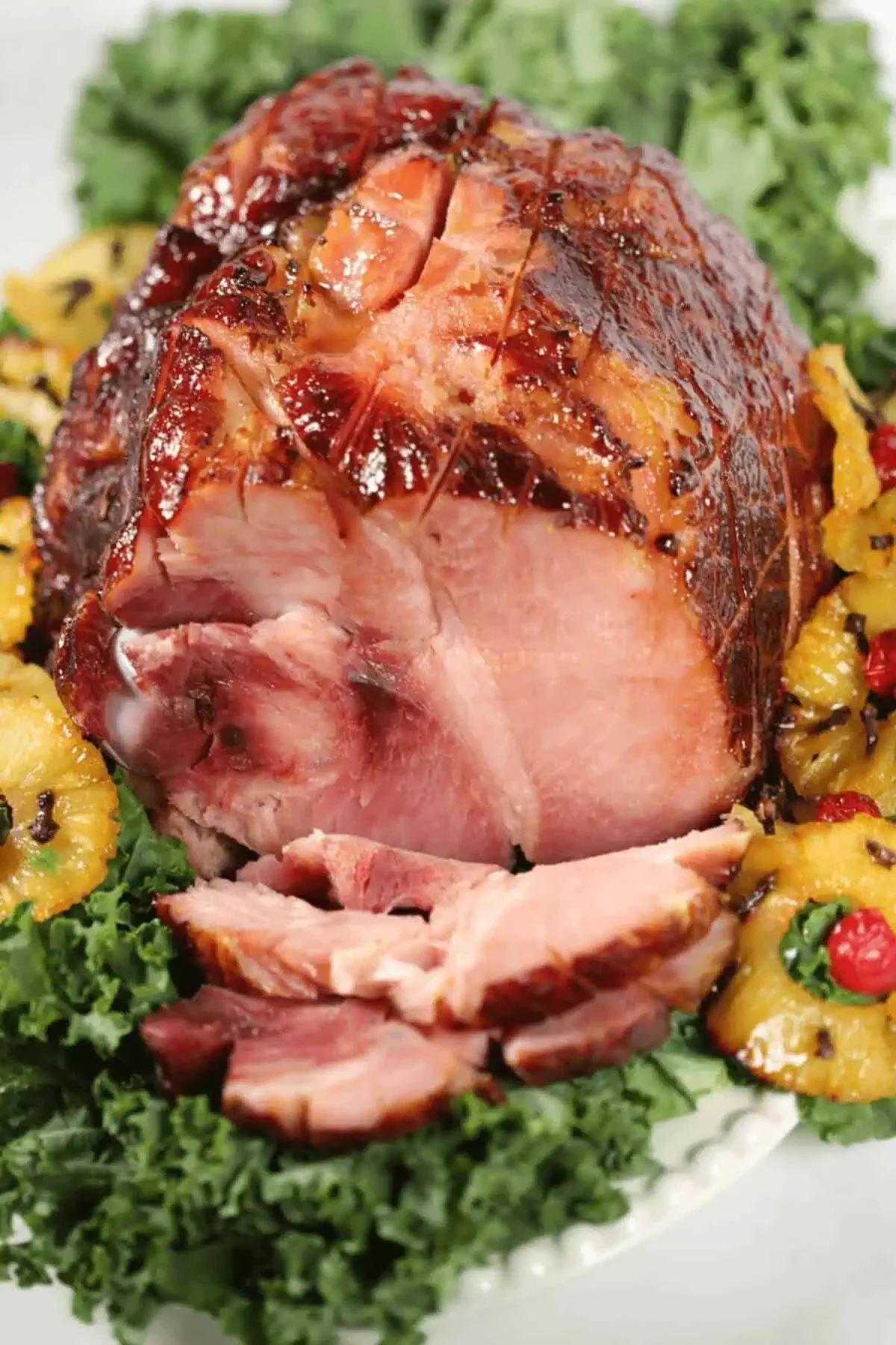 Pineapple Honey Glazed Ham