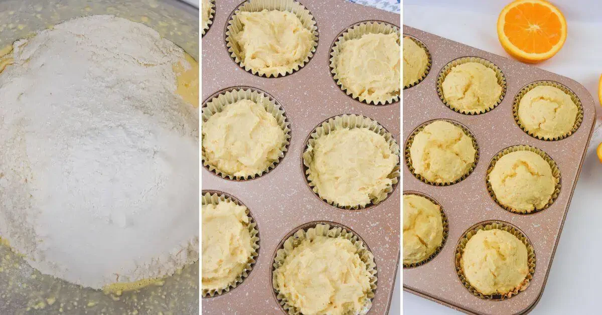 Orange Greek Yogurt Muffins