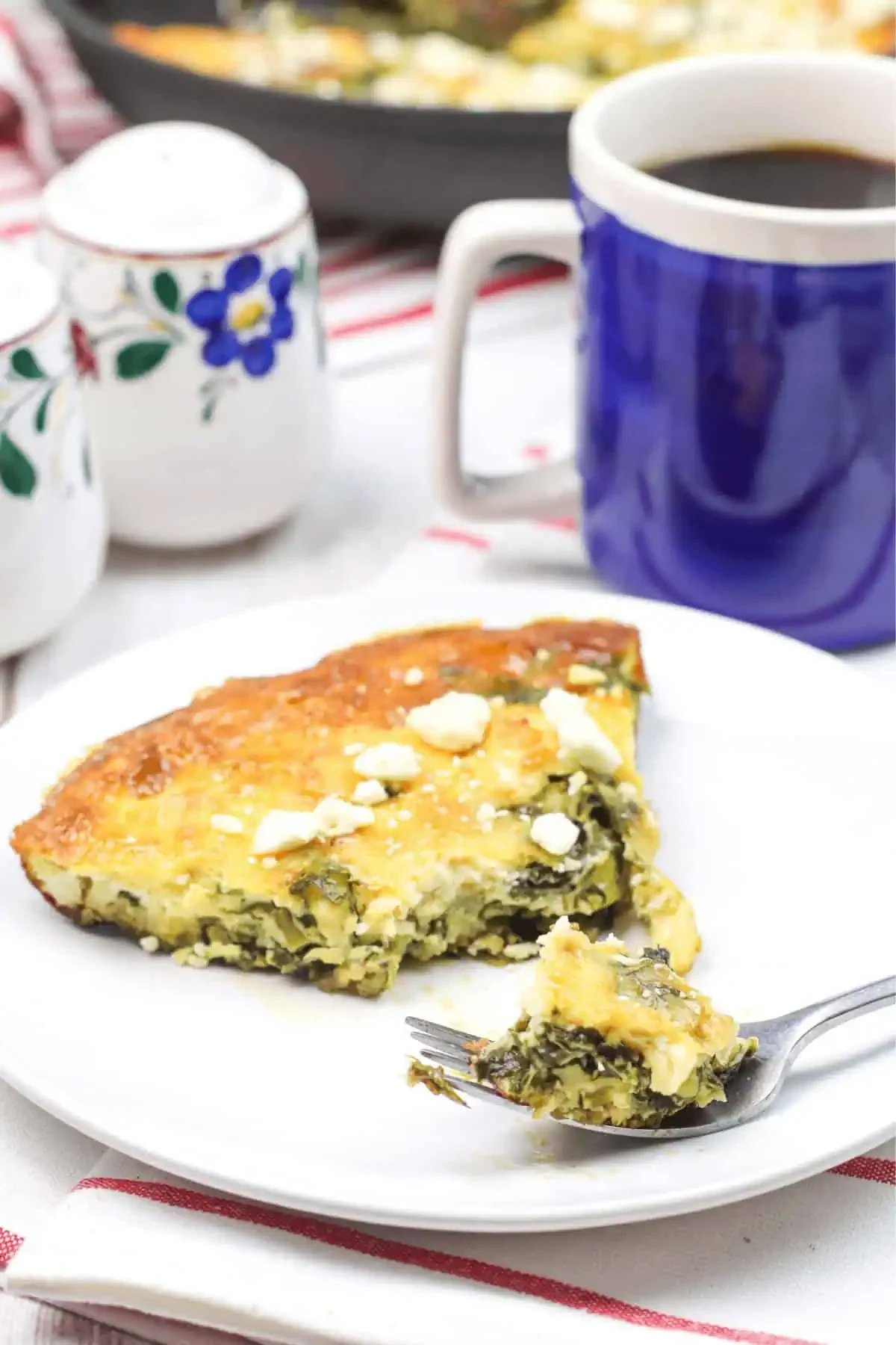Spinach Frittata with Feta