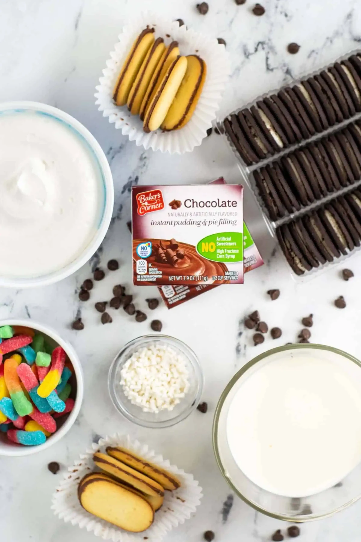 Halloween Dirt Pudding Cups