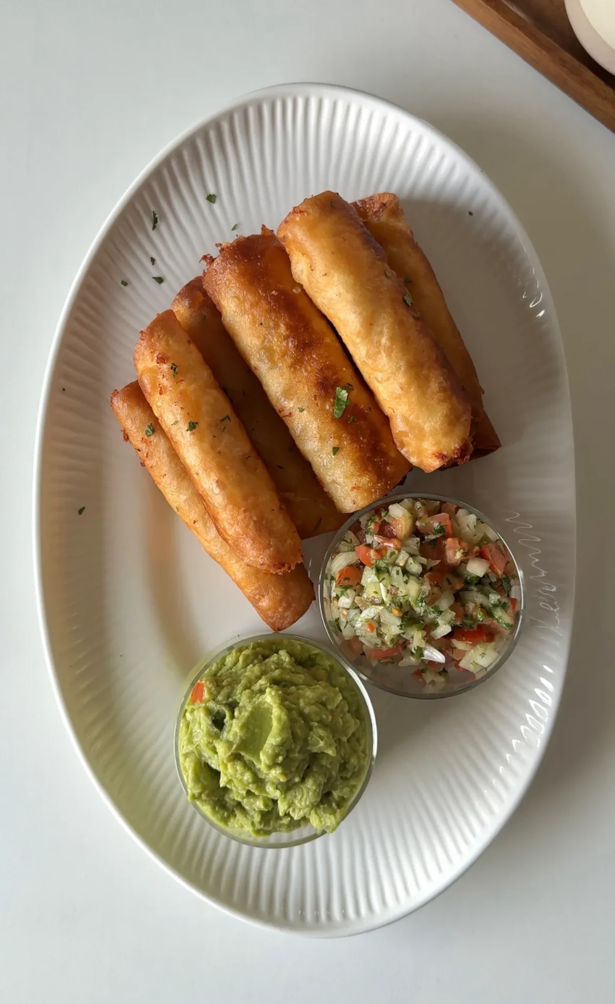 Crispy Cheesy Chicken Taquitos