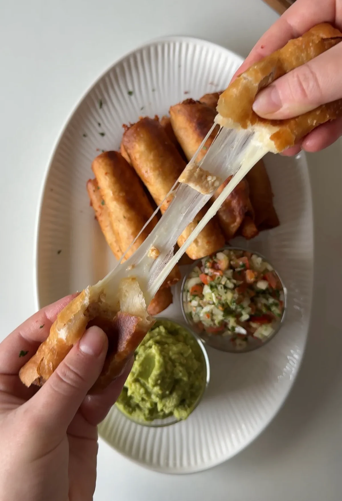 Crispy Cheesy Chicken Taquitos