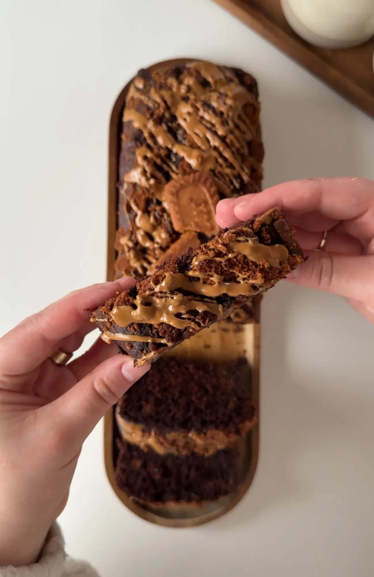 Chocolate Biscoff Banana Bread