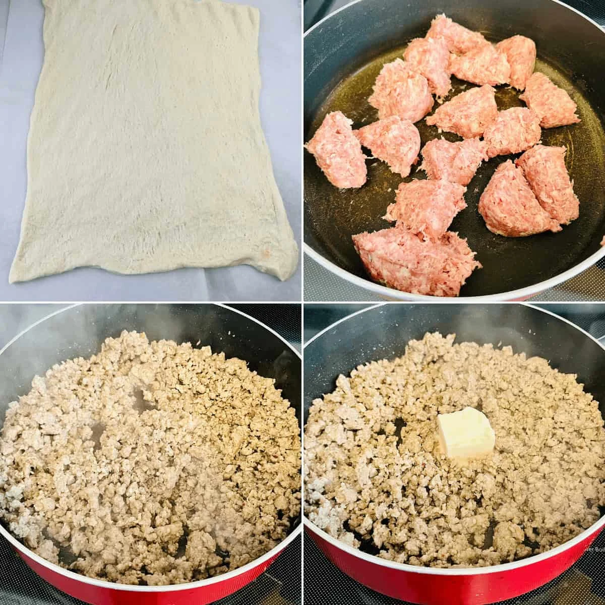 School Breakfast Pizza (with Sausage Gravy)