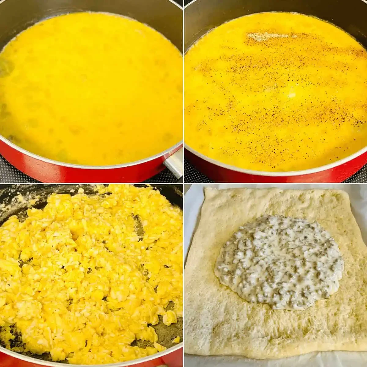 School Breakfast Pizza (with Sausage Gravy)